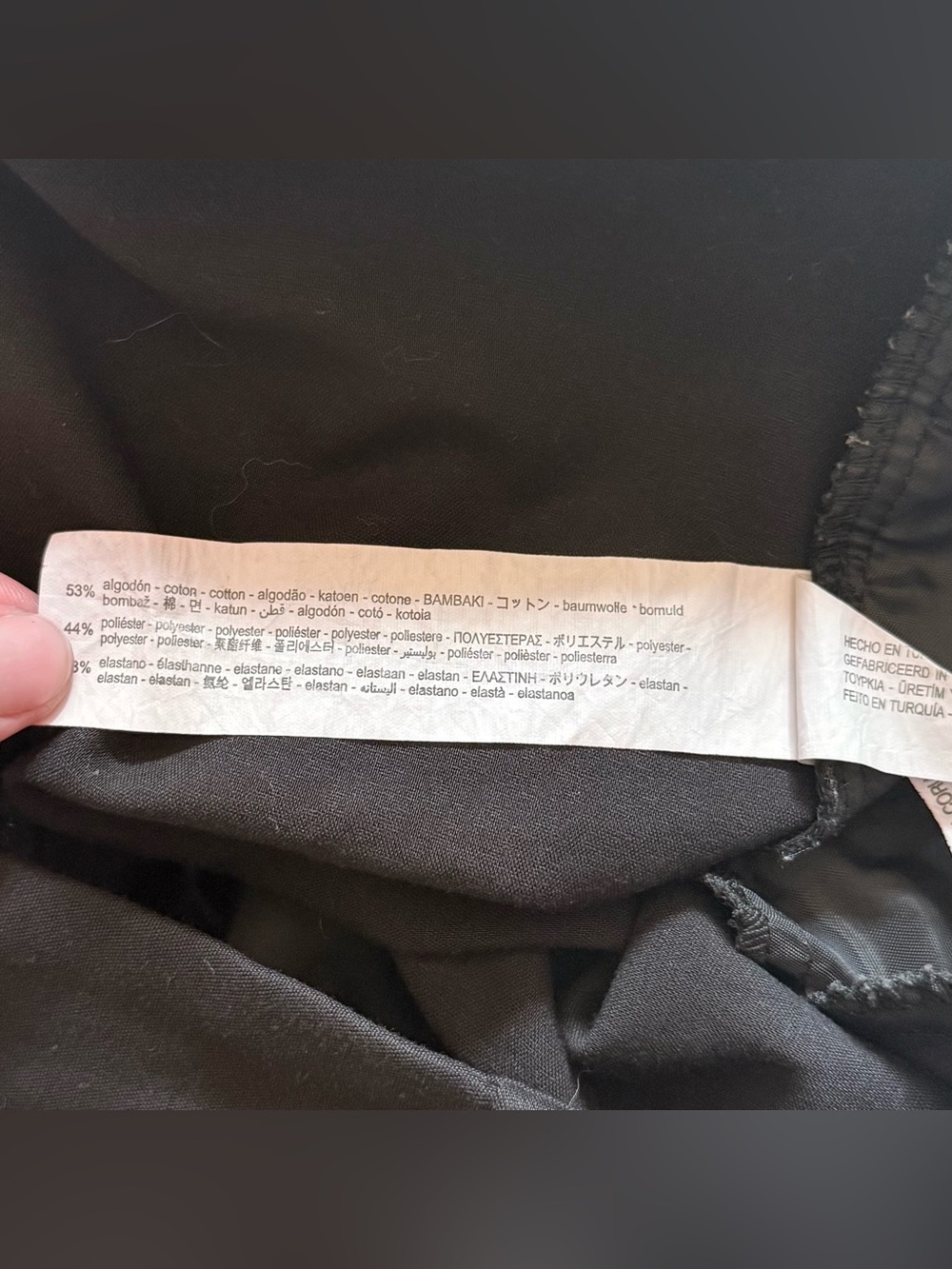 Zara basic black high waisted dress shorts structured pockets - Picture 5 of 5